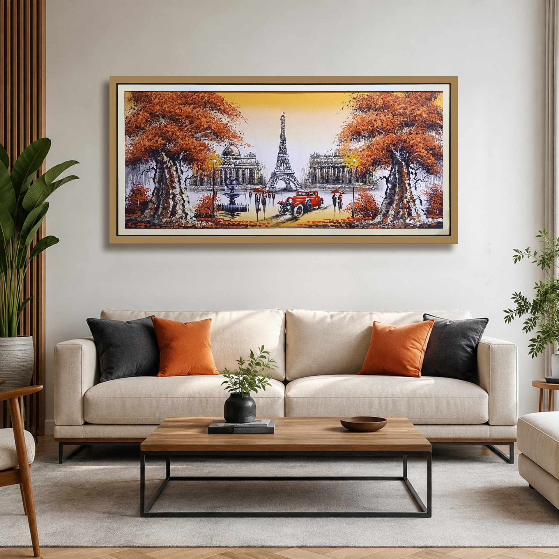 París en otoño — óleo sobre lienzo pintada a mano · Color & Estilo