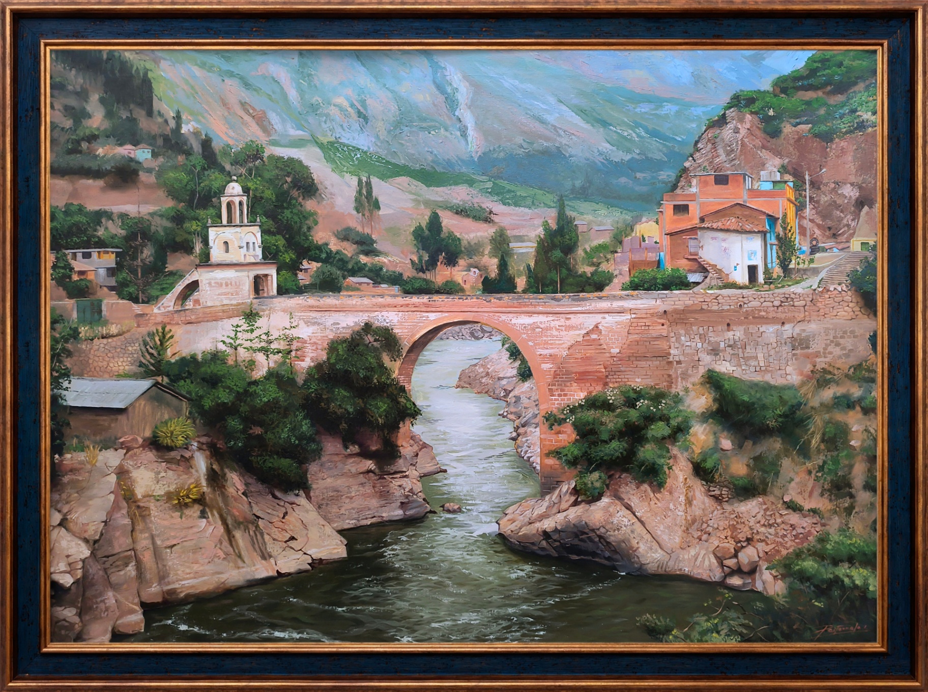 La Historia que Permanece — pintura al óleo pintada a mano · Color & Estilo